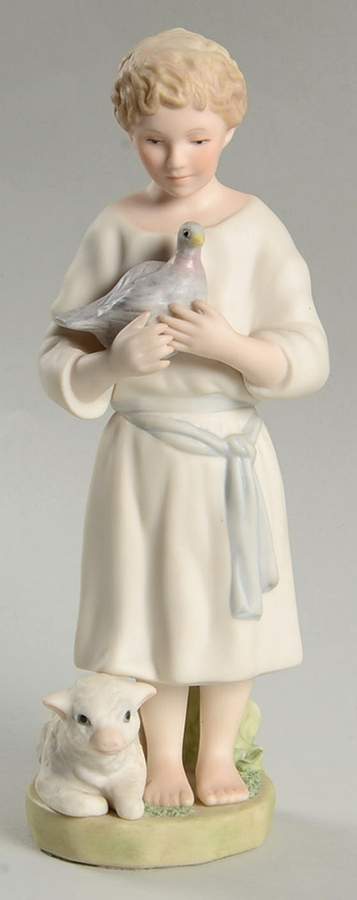 Cybis Figurines David-Shepherd Boy With Dove - No Box by Cybis-1