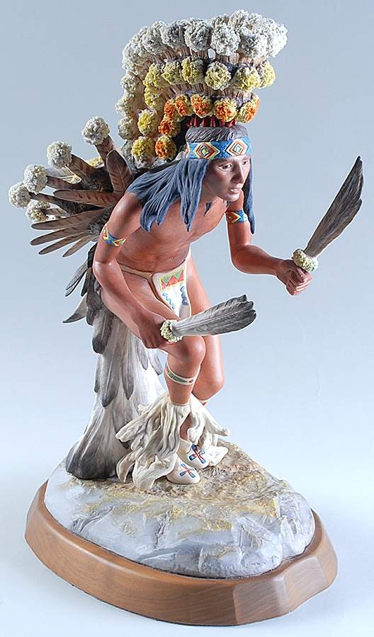 Native American Studies Great Thunder-Crow Dancer - No Box by Cybis-1