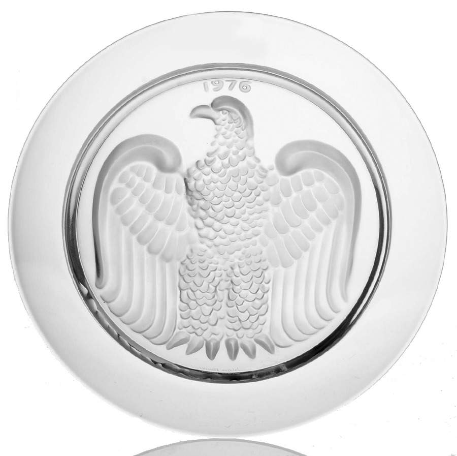 Lalique Annual Plate Aigle (Eagle) - Boxed by Lalique-1