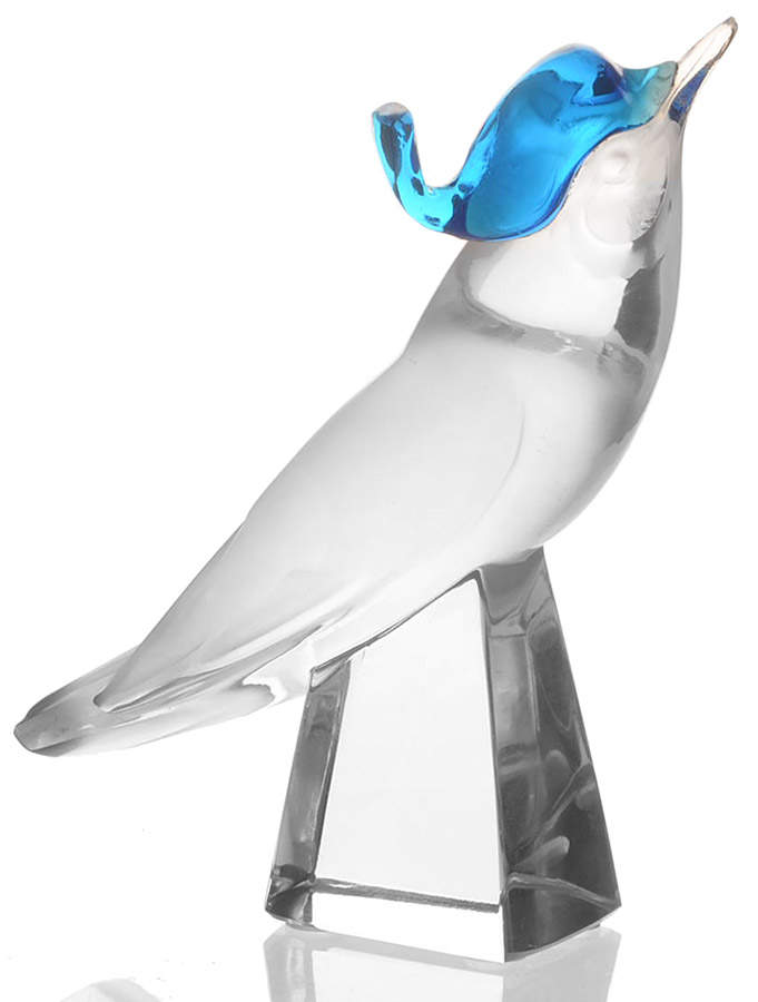 Birds Pilmico - Head U/Blue - Boxed by Lalique-1