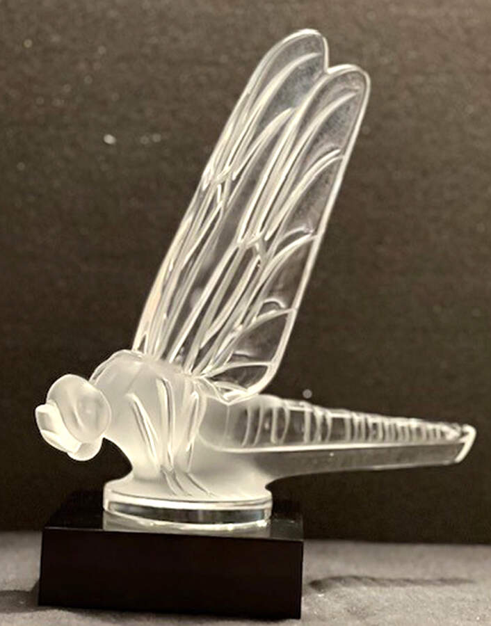 Insects & Butterflies Libellule/Dragonfly - Clear - No Box by Lalique-1