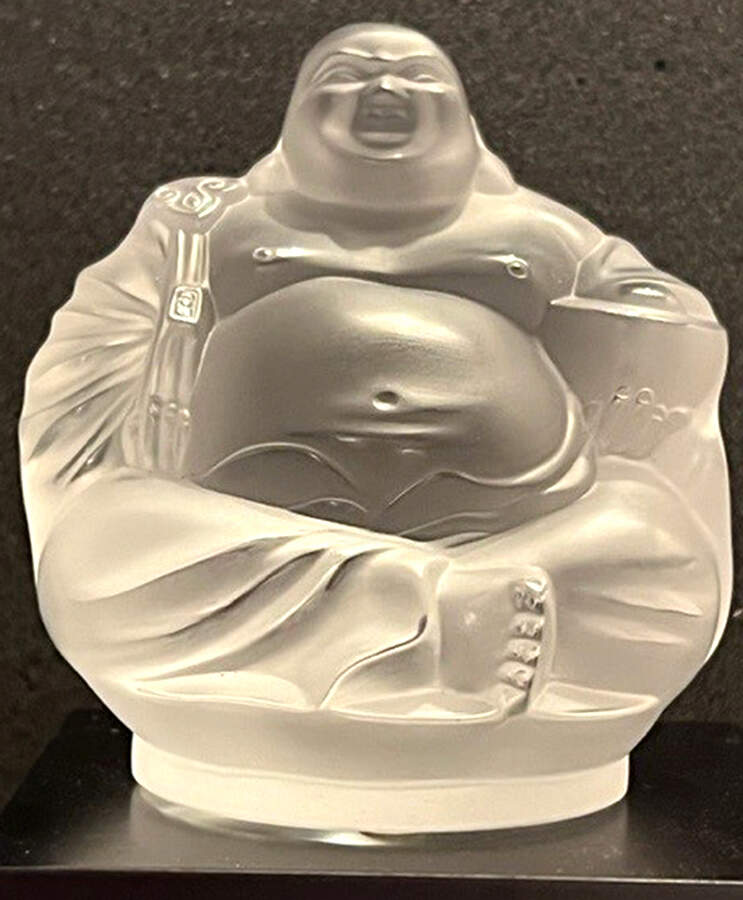 Religious Happy Buddha - Bouddha - No Box by Lalique-1