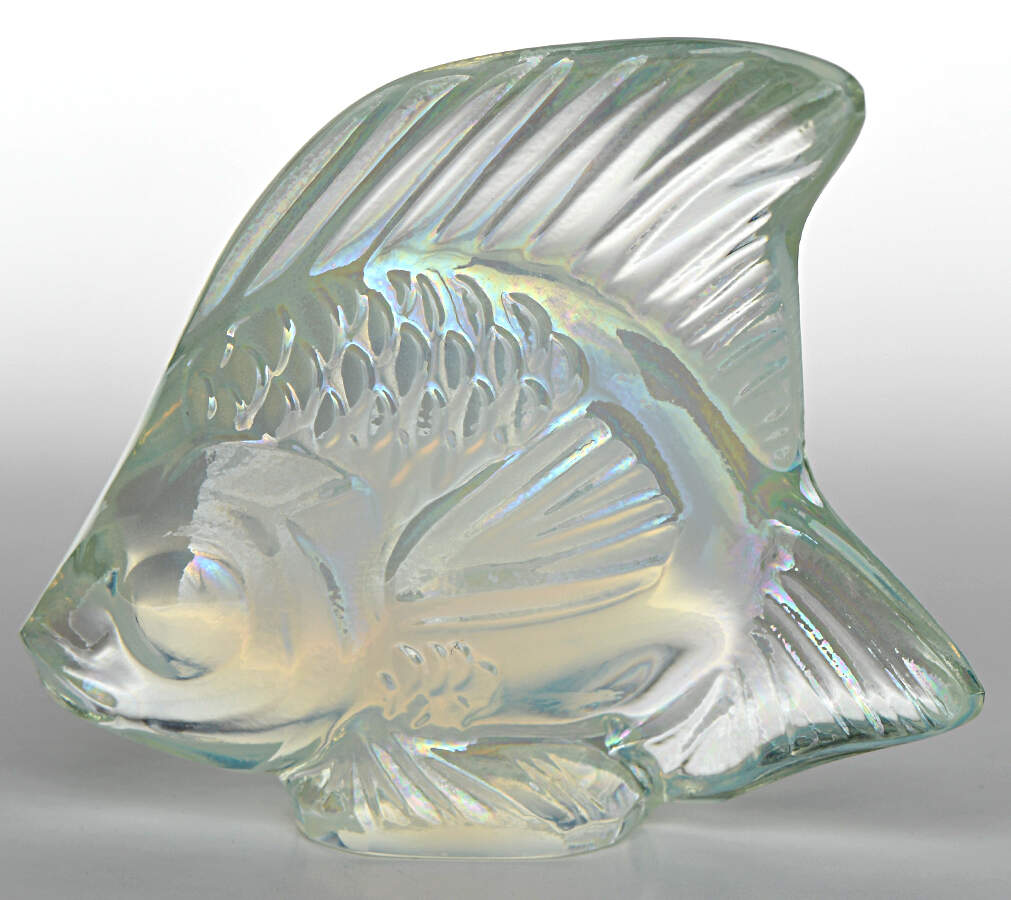 Aquarium Fish Fish - Opalescent Luster - Boxed by Lalique-1