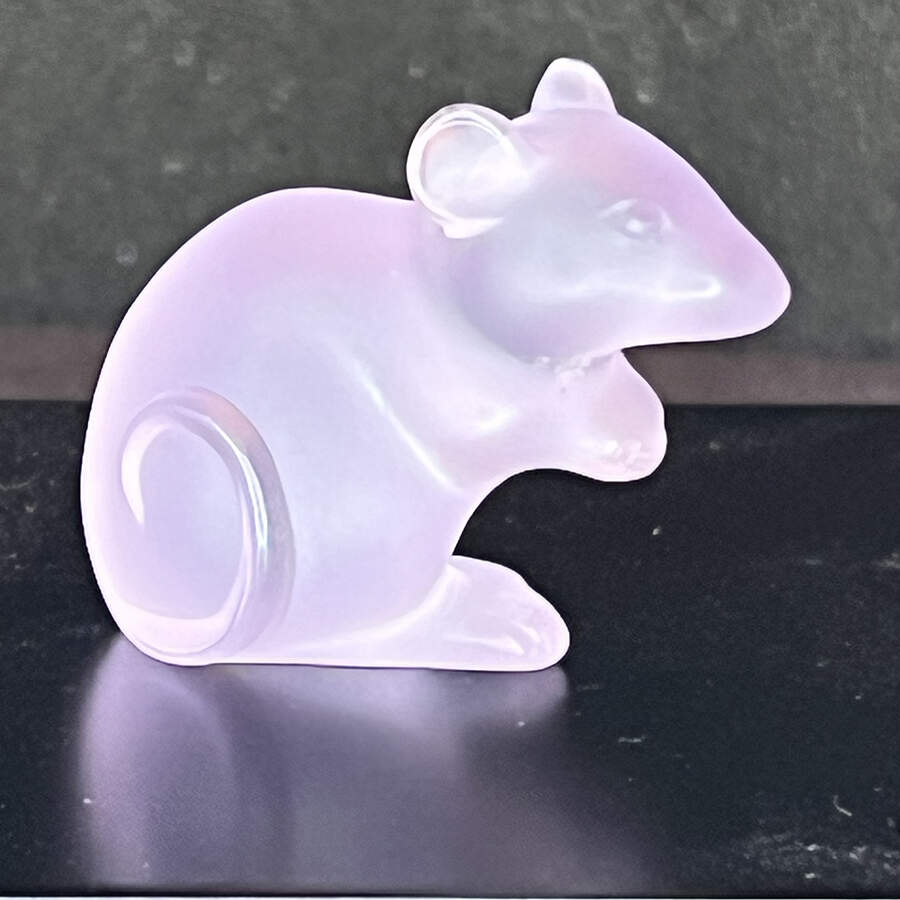 Animals-Domestic Mouse - Pink - Boxed by Lalique-1