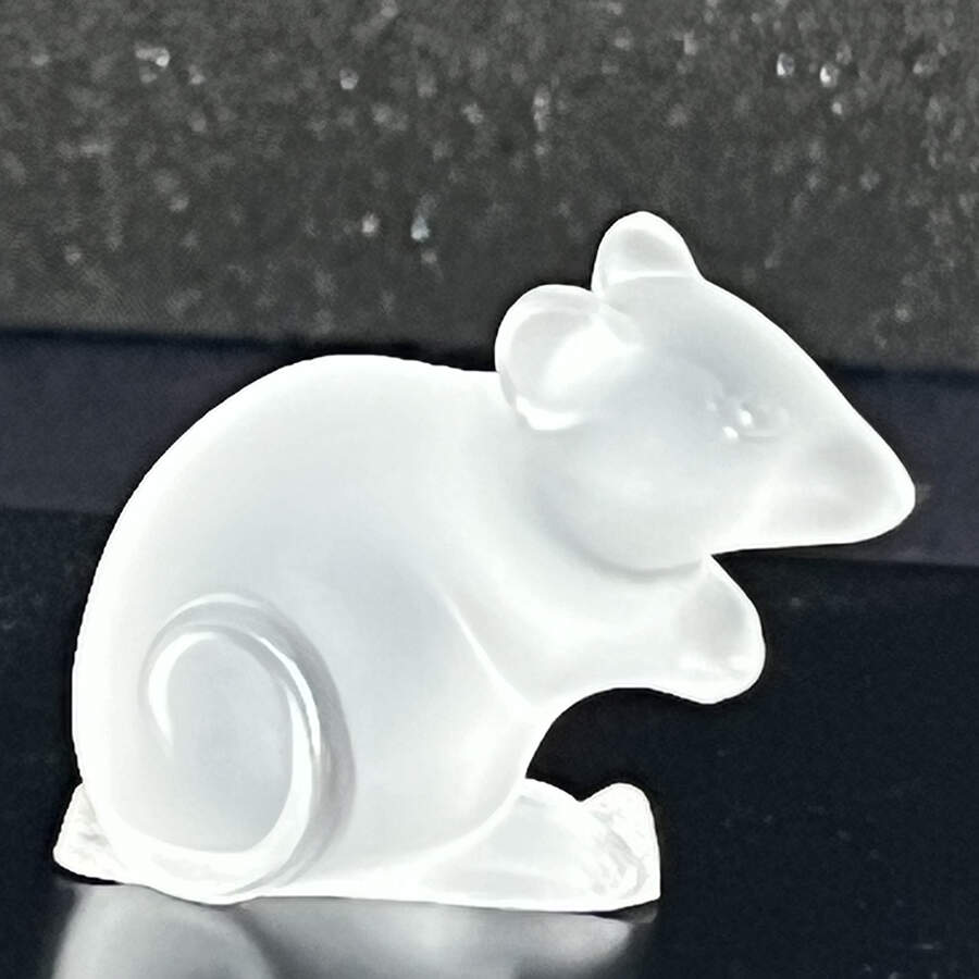 Animals-Domestic Mouse - Clear - Boxed by Lalique-1