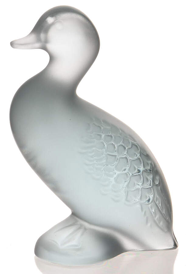 Birds Happy Duck - Blue - Boxed by Lalique-1