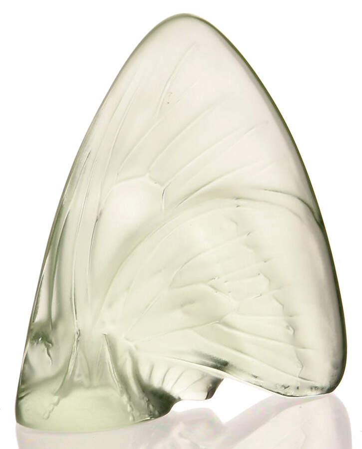 Grand Nacre Butterfly Butterfly-Light Green No Enamel - Boxed by Lalique-1