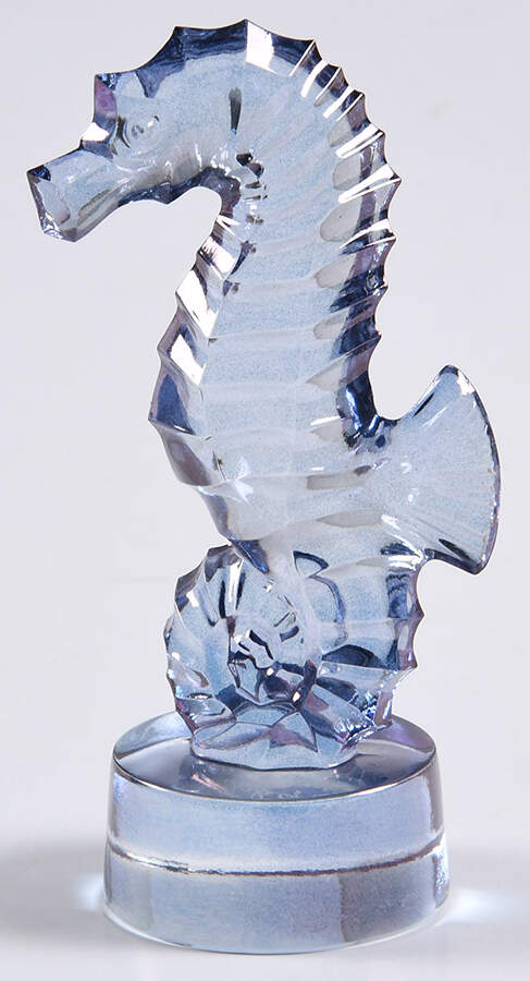 Animals - Other Seahorse - Blue Luster - Boxed by Lalique-1