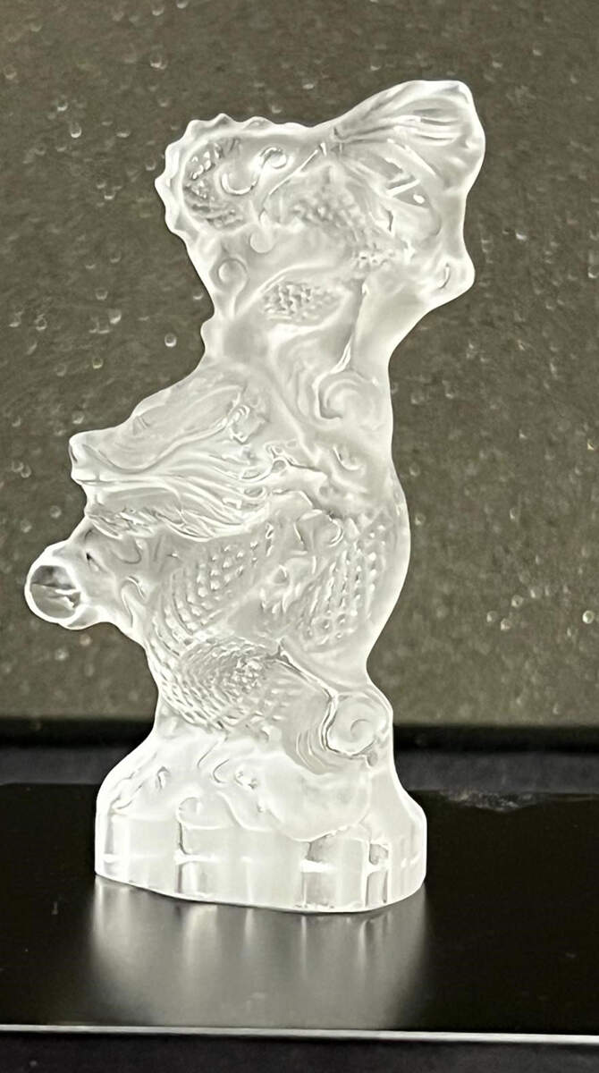 Lalique Figurines & Paperweights Dragon Flying Seal - Boxed by Lalique-1