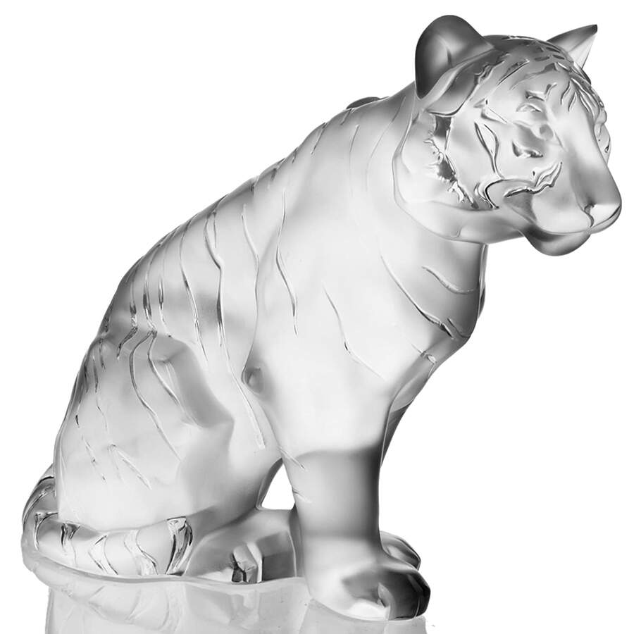 Animals Wild Tiger-Sitting/Clear - Boxed by Lalique-1