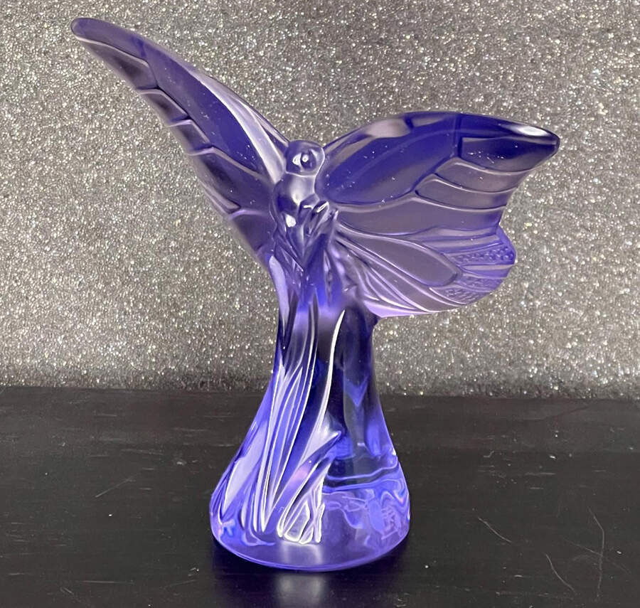 Insects & Butterflies Butterfly Rosee - Violet - No Box by Lalique-1