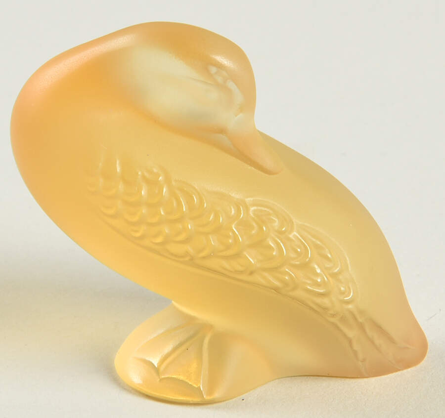 Birds Naughty Duck - Gold - No Box by Lalique-1