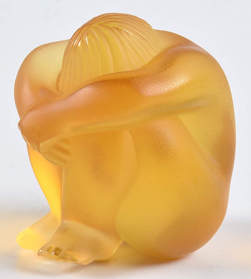 Nudes Nahbi Meditating-Nude Amber - Boxed by Lalique-1