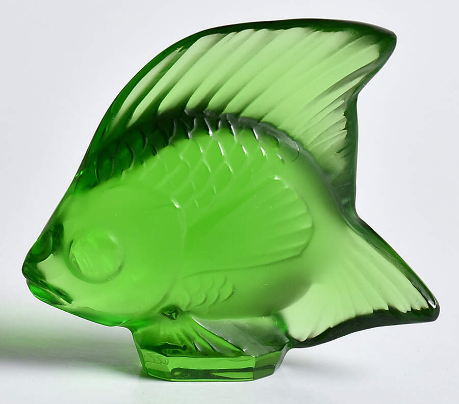 Aquarium Fish Fish - Green Amazon - Boxed by Lalique-1