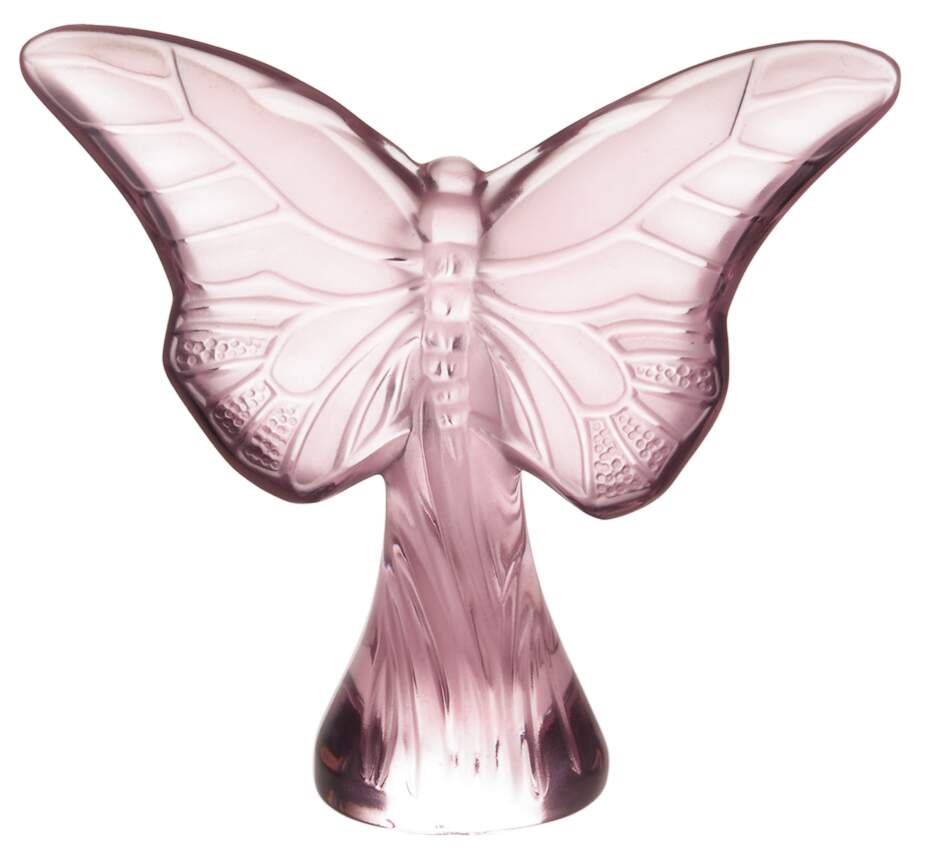 Insects & Butterflies Butterfly Rosee - Pink - Boxed by Lalique-1