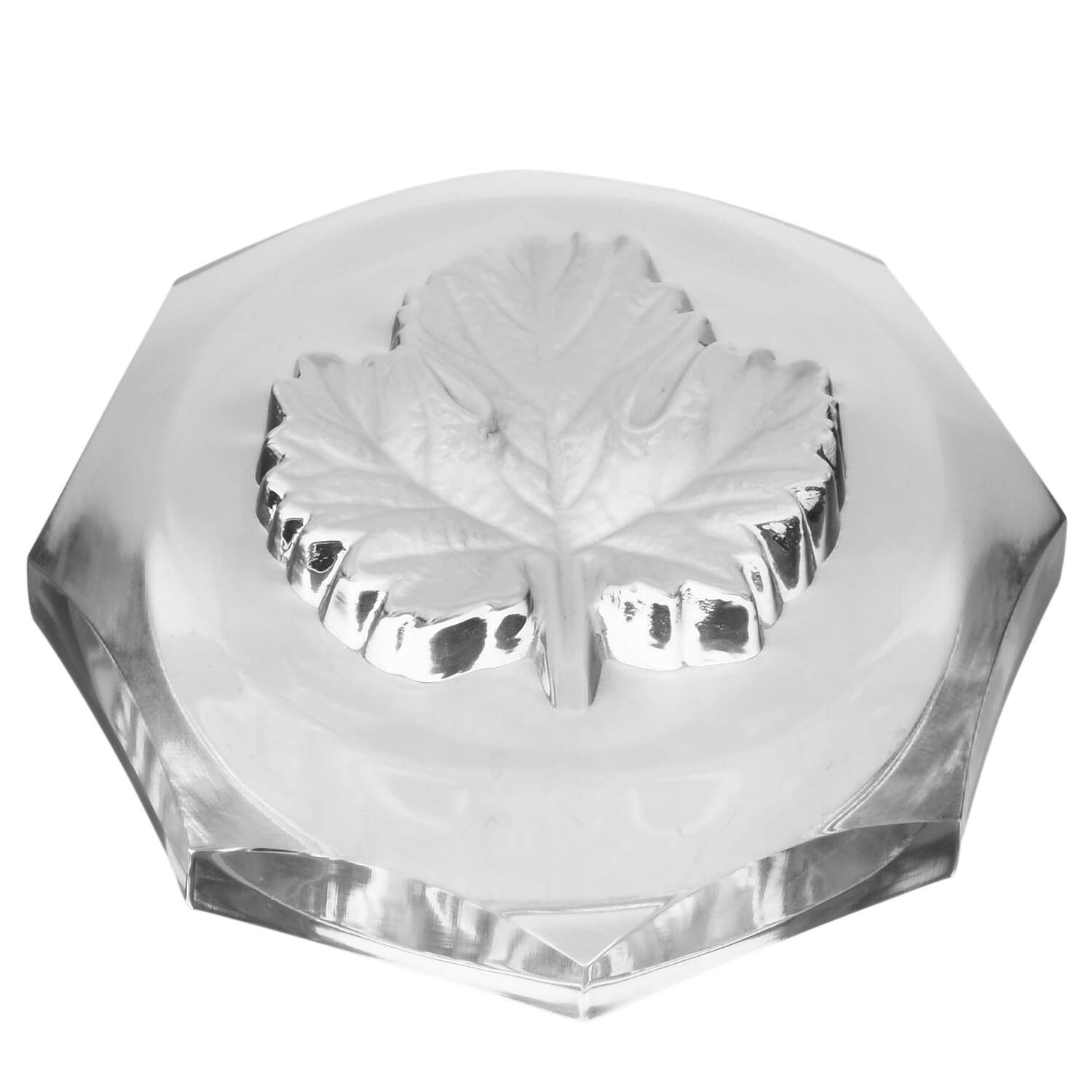 Lalique Figurines & Paperweights Maple Leaf Paperweight - With Box by Lalique-1