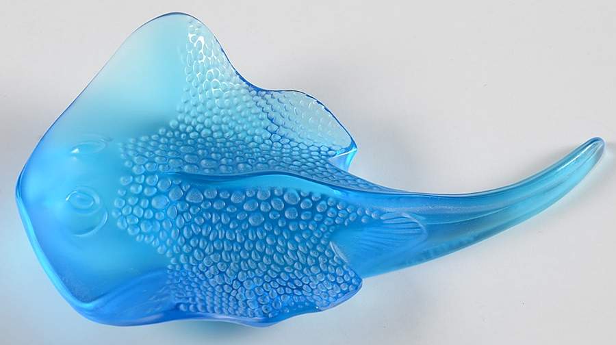 Animals - Other Stingray - Light Blue - Boxed by Lalique-1