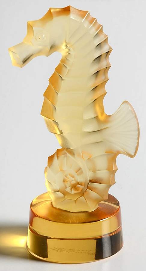 Animals - Other Seahorse - Amber - Boxed by Lalique-1