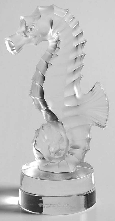 Animals - Other Seahorse - Clear - Boxed by Lalique-1