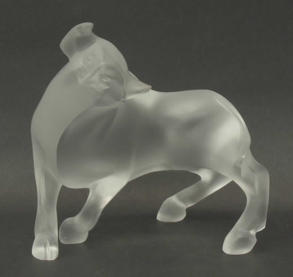 Animals-Domestic Vuelta - Bull-Clear - Boxed by Lalique-1