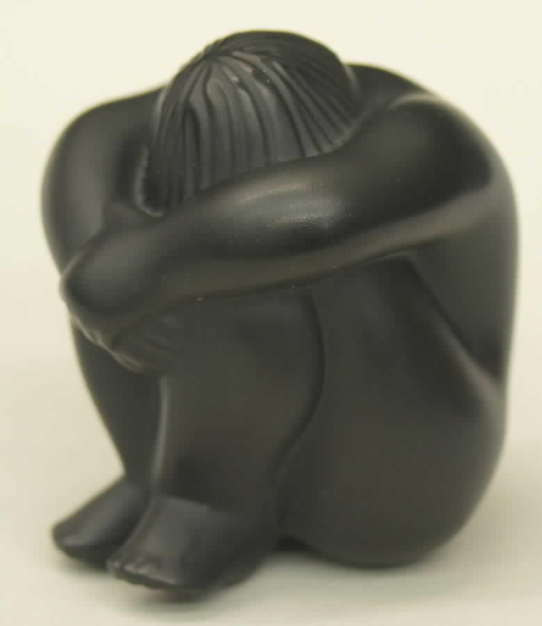 Nudes Nahbi Meditating - Nude Black - Boxed by Lalique-1