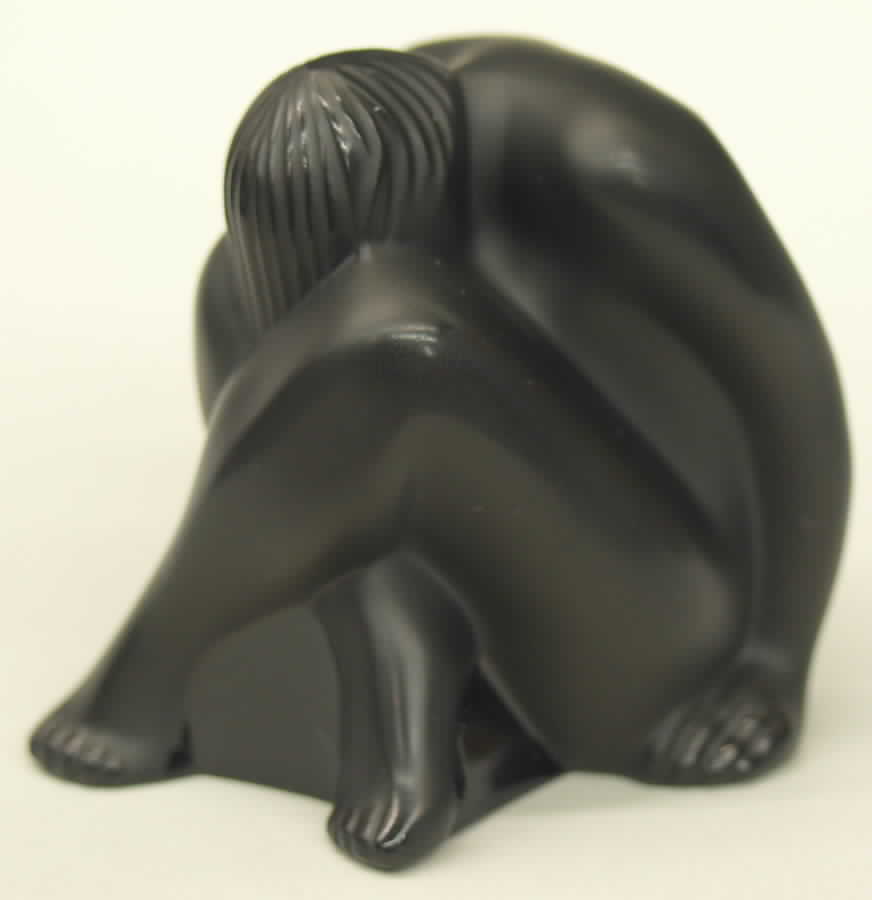 Nudes Nude-Sitting - Black - With Box by Lalique-1