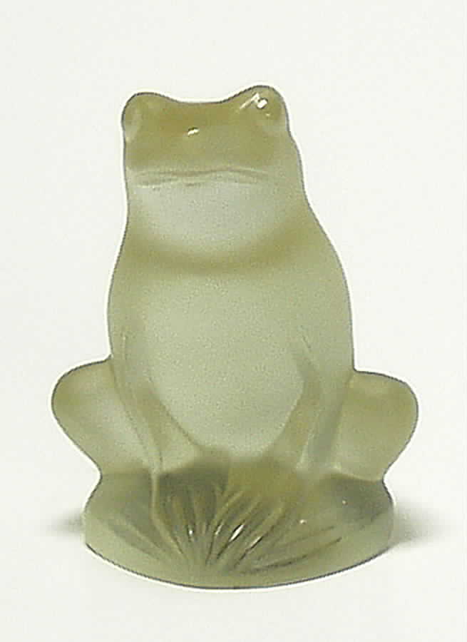 Animals - Other Frog Sitting - Champagne - Boxed by Lalique-1