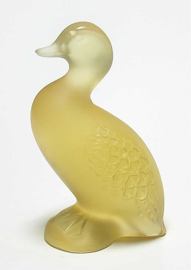 Birds Happy Duck - Gold - Boxed by Lalique-1