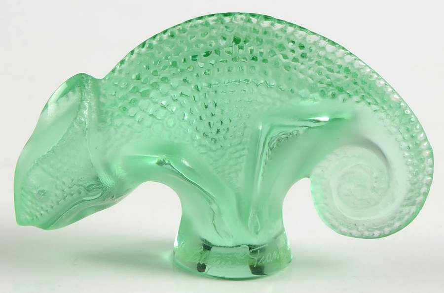 Animals - Other Chameleon - Mint Green - Boxed by Lalique-1