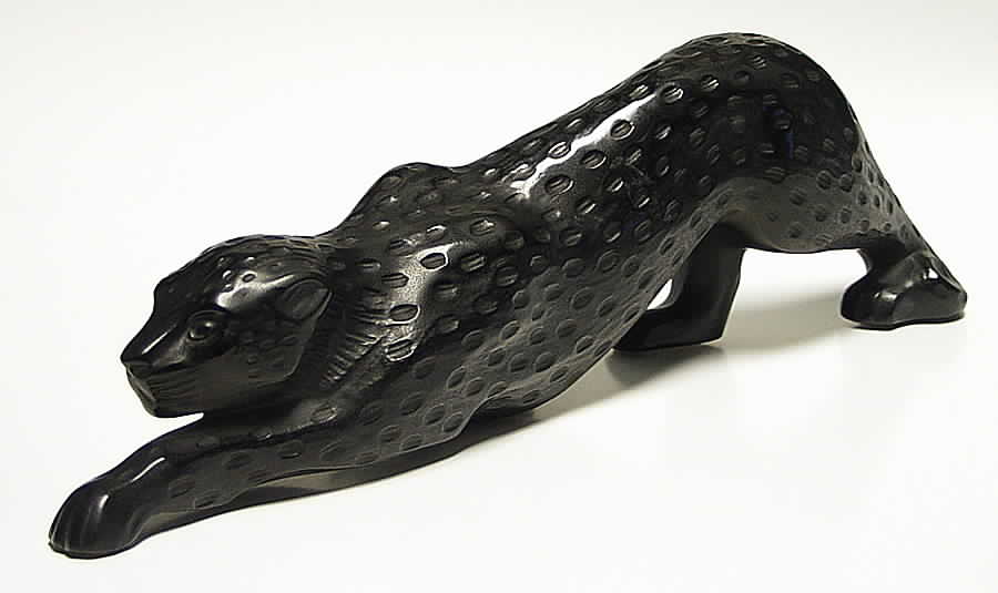 Animals Wild Zeila - Panther Black Large - Boxed by Lalique-1