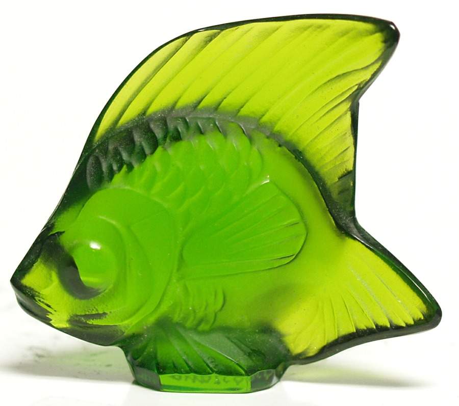 Aquarium Fish Fish - Lime Green - Boxed by Lalique-1