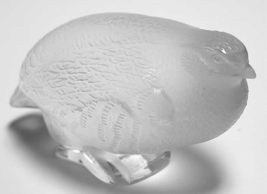 Birds Partridge - Squat - Boxed by Lalique-1
