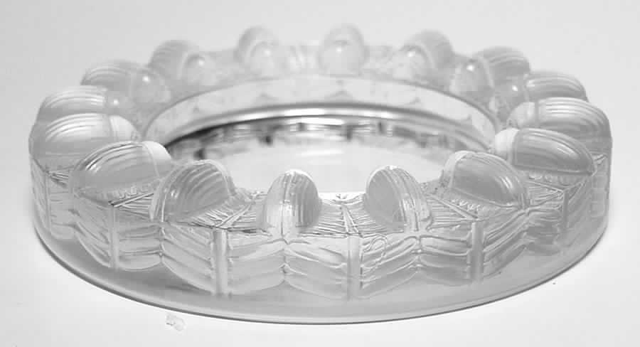 Smoking Accessories 5" Round Ashtray by Lalique-1