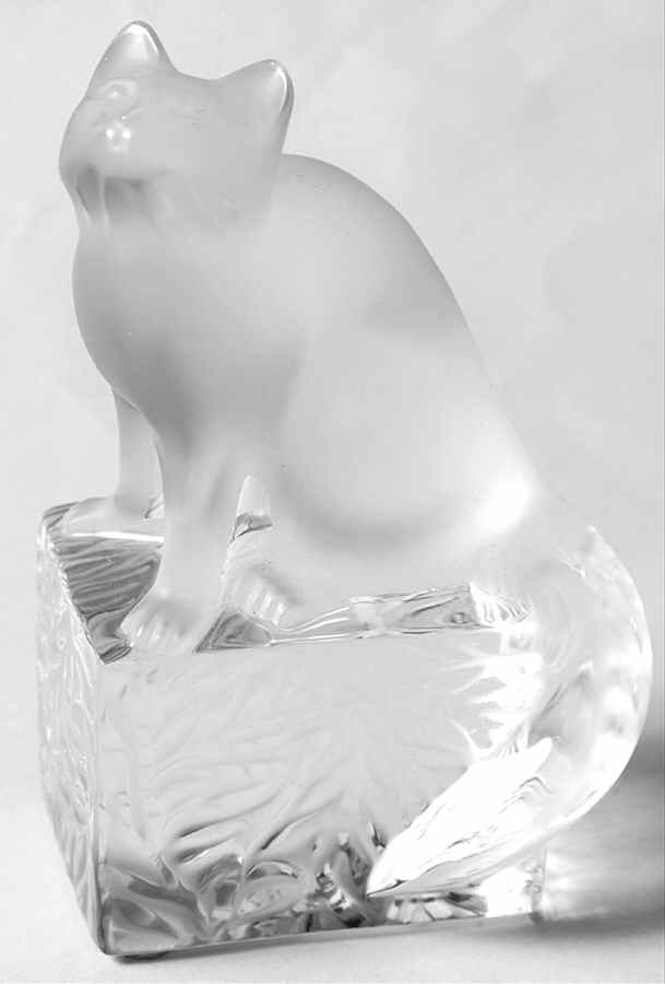 Animals-Domestic Cat - Dendourette (Head Left) - Boxed by Lalique-1