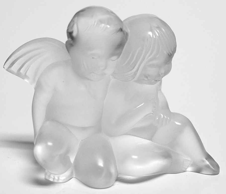 Religious Two Angels - Boxed by Lalique-1