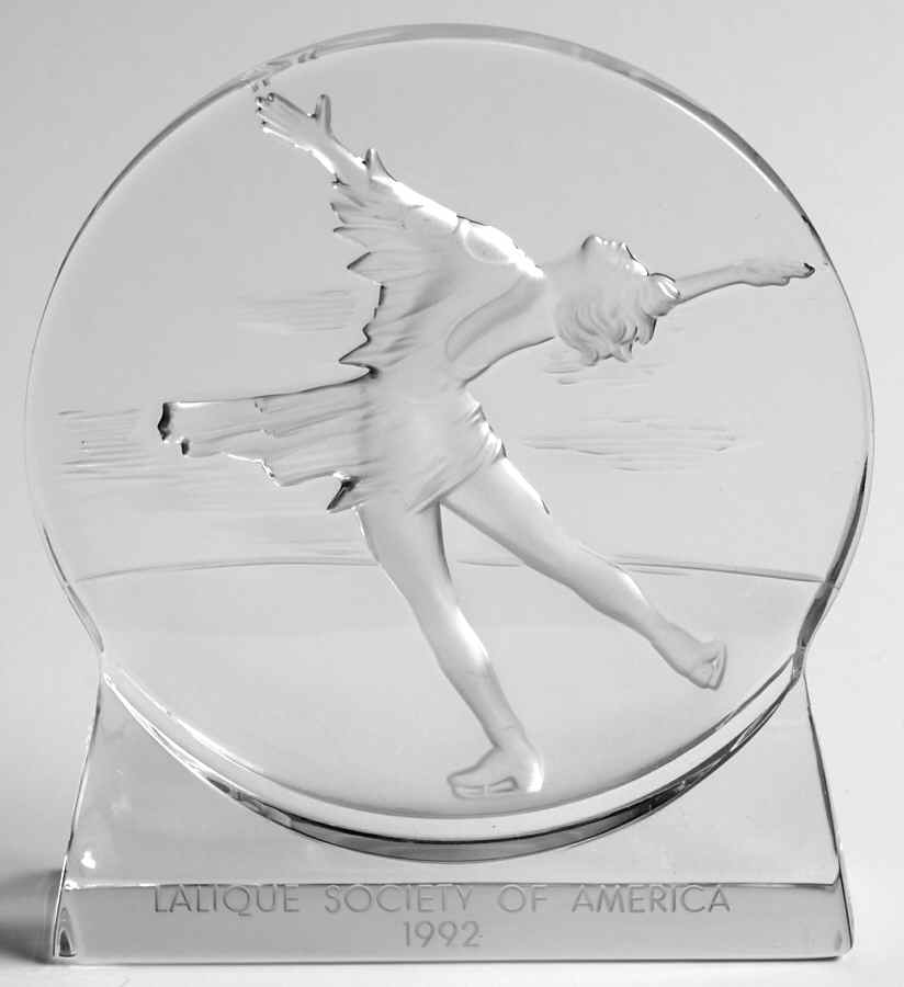 Lalique Figurines & Paperweights The Olympic Skater - Boxed by Lalique-1