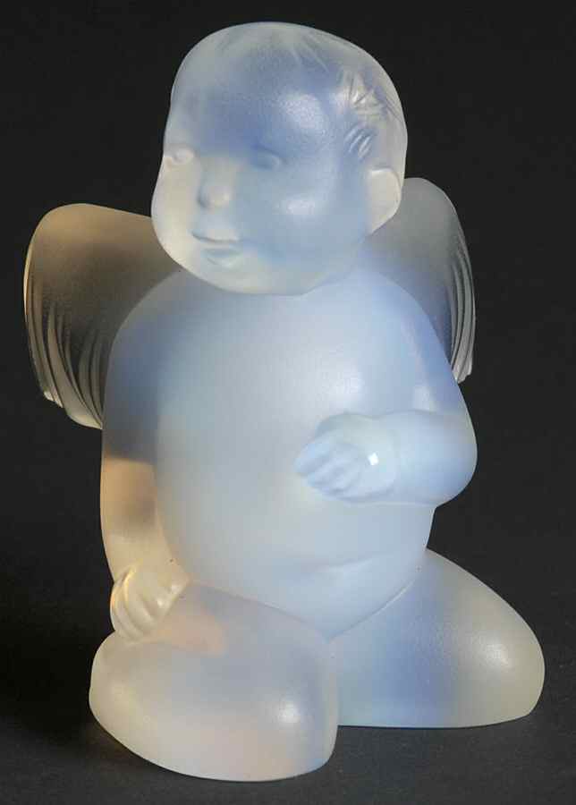 Religious Angel Cherubino (Raphael) - Boxed by Lalique-1