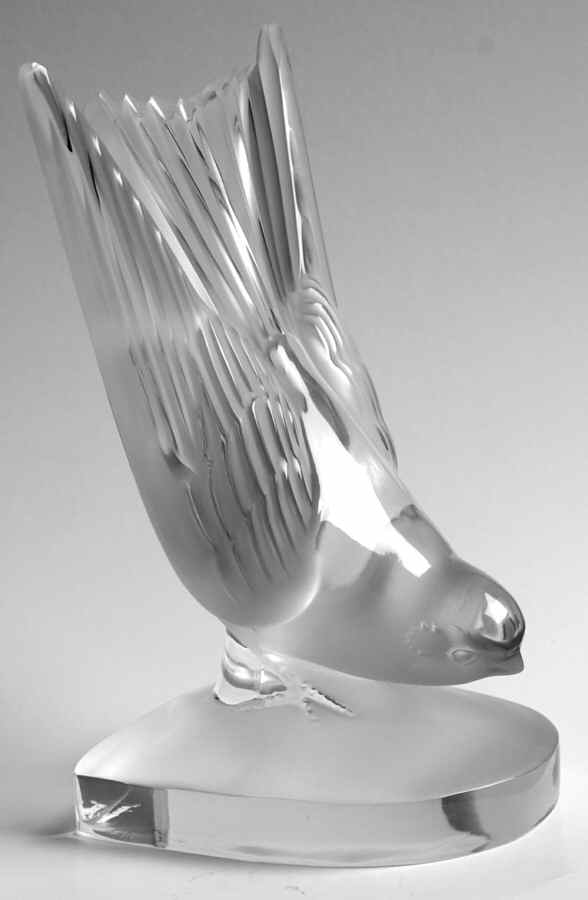 Bookends Swallow (Hirondelle) - With Box by Lalique-1