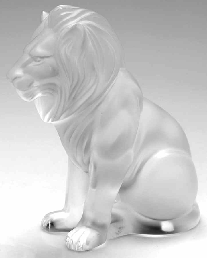 Animals Wild Lion - Bamara - Boxed by Lalique-1