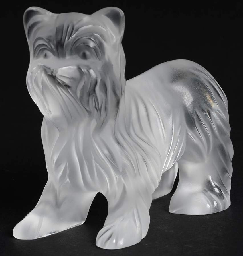 Animals-Domestic Yorkshire - Standing - Boxed by Lalique-1