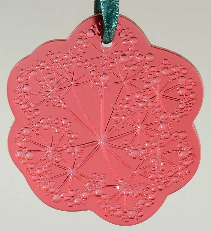 Lalique Christmas Ornament Umbel-Red - No Box by Lalique-1