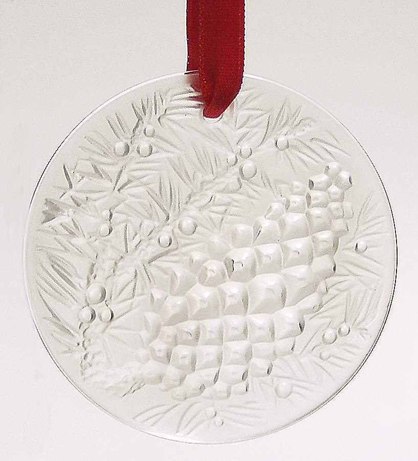 Lalique Christmas Ornament Pine Cone-Clear - No Box by Lalique-1