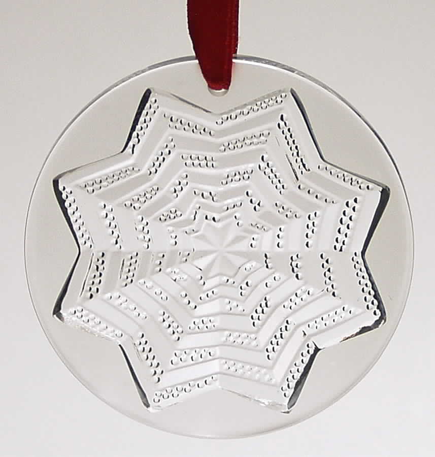 Lalique Christmas Ornament Star-Clear - No Box by Lalique-1
