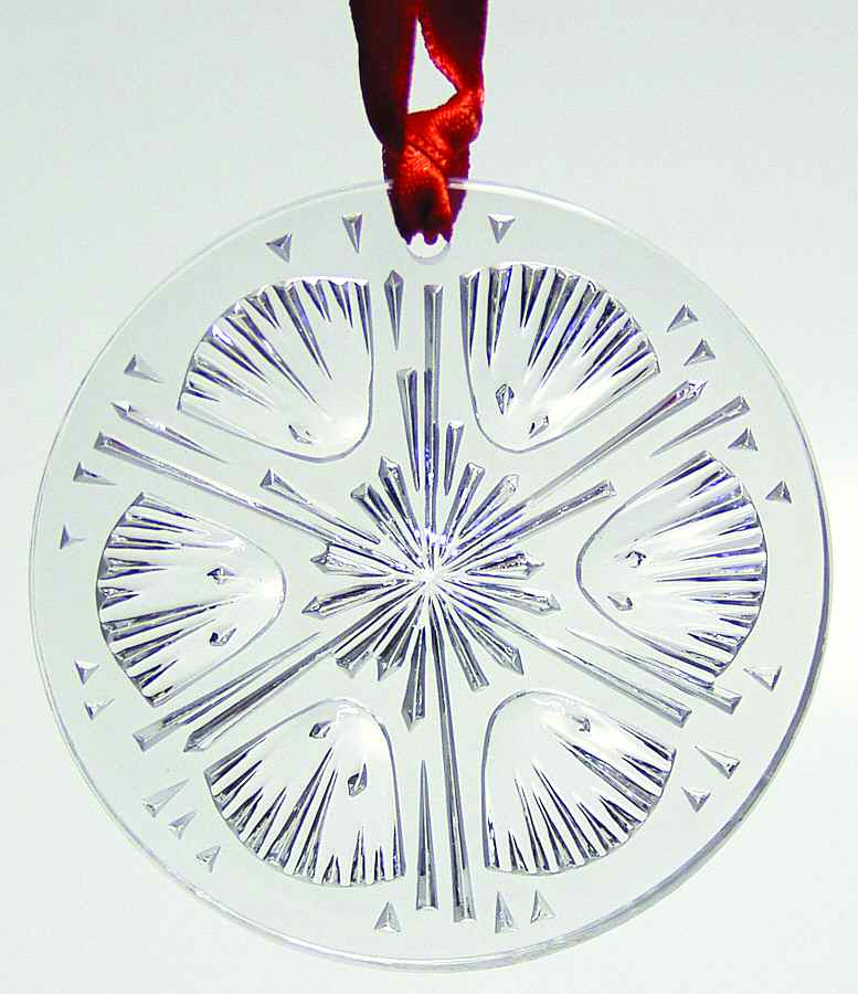 Lalique Christmas Ornament Thistle-Clear - Boxed by Lalique-1