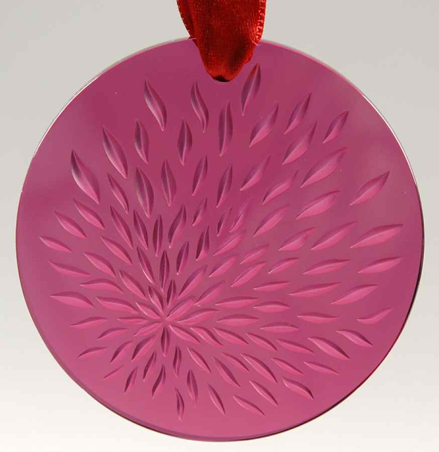 Lalique Christmas Ornament Vibration-Red - No Box by Lalique-1