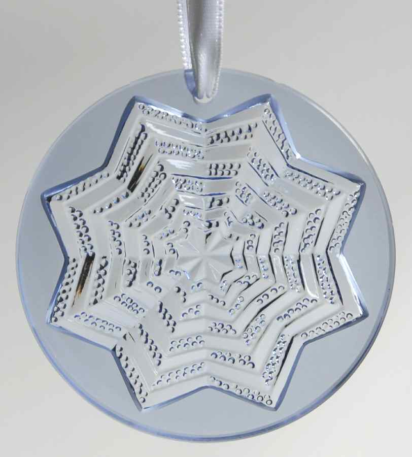 Lalique Christmas Ornament Star-Blue - No Box by Lalique-1