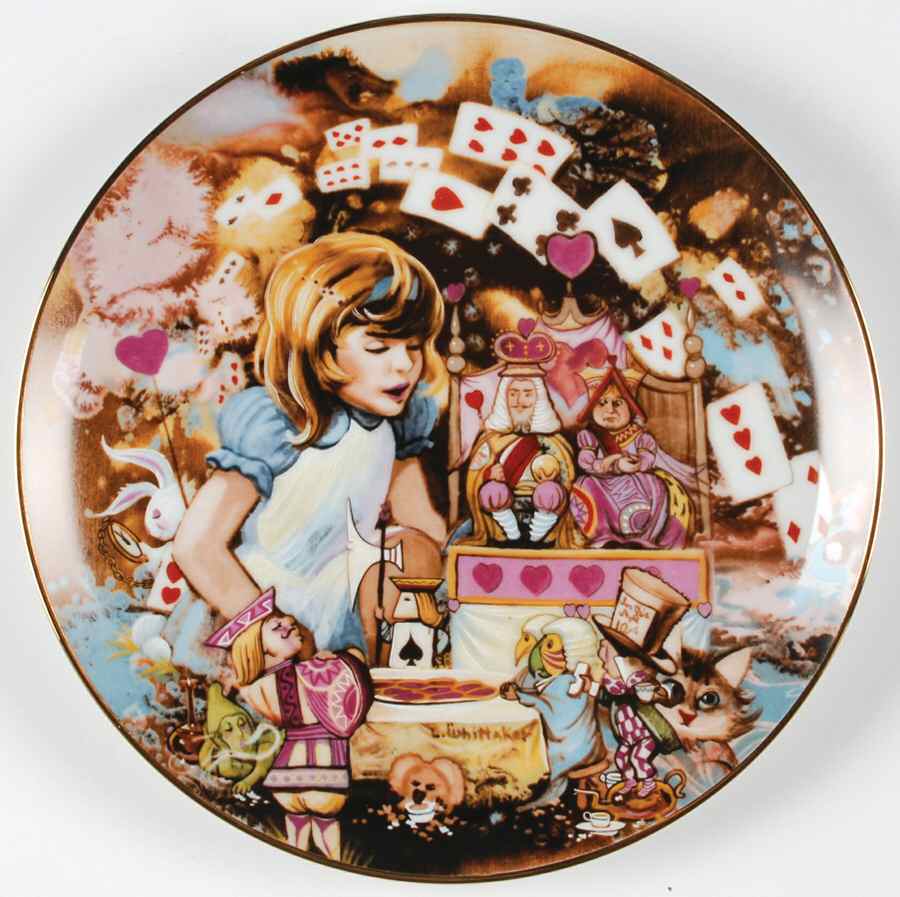 Alice In Wonderland Who Stole The Tarts - No Box by Royal Cornwall-1