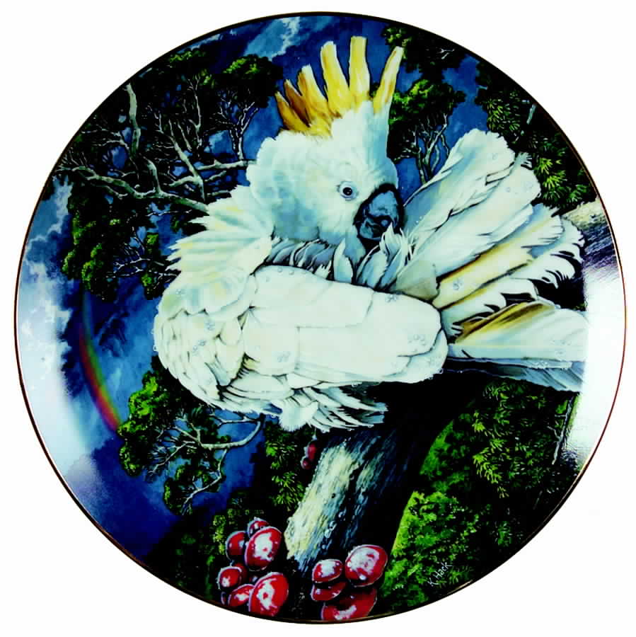 Exotic Birds of Tropique Greater Sulfur-Crested Cockatoo - No Box by Royal Cornwall-1