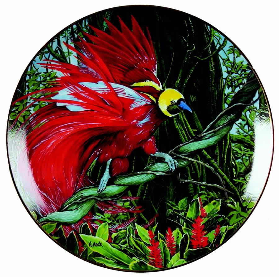 Exotic Birds of Tropique Goldies Bird Of Paradise - No Box by Royal Cornwall-1