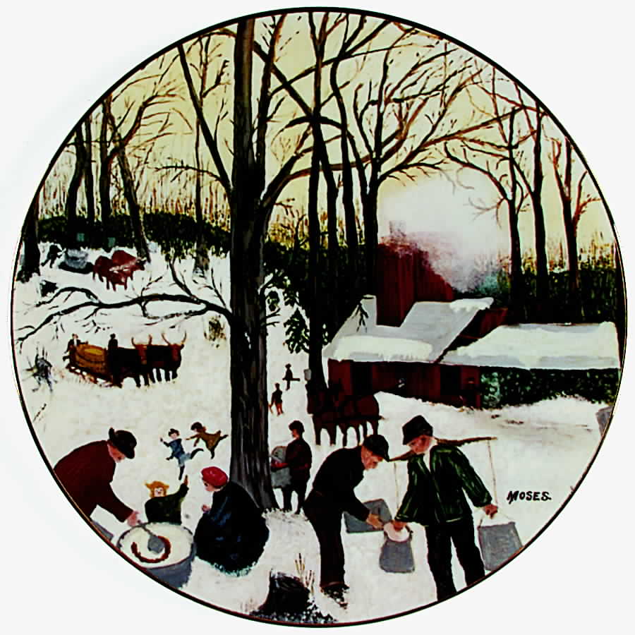 Memories of America Bringing In The Maple Sugar - No Box by Royal Cornwall-1